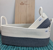 Load image into Gallery viewer, Woven Cotton Storage Baskets